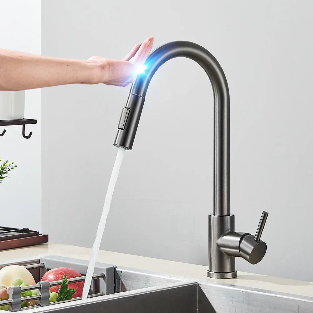 Electronic Kitchen Faucet with Automatic Sensor