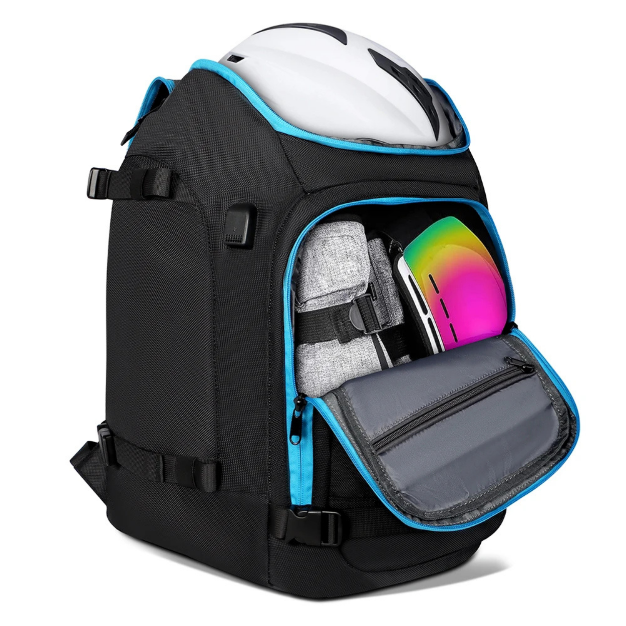 50L Waterproof Ski Backpack for Snow Slopes