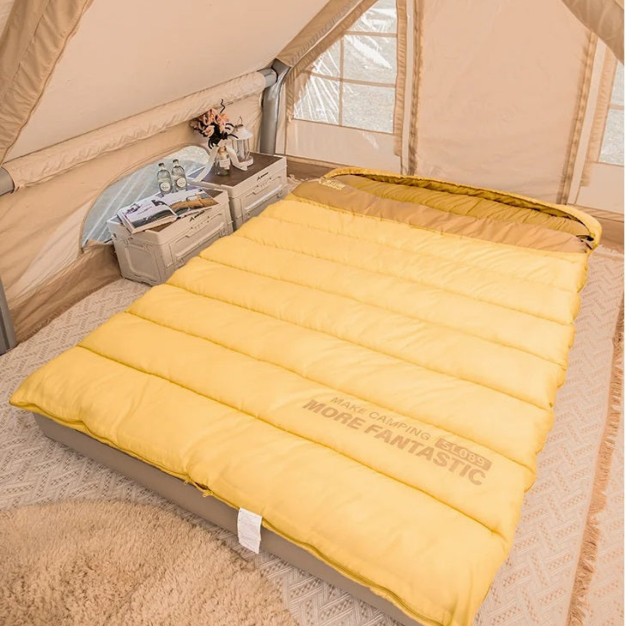 Waterproof and Heated 2-Person 4-Season Sleeping Bag