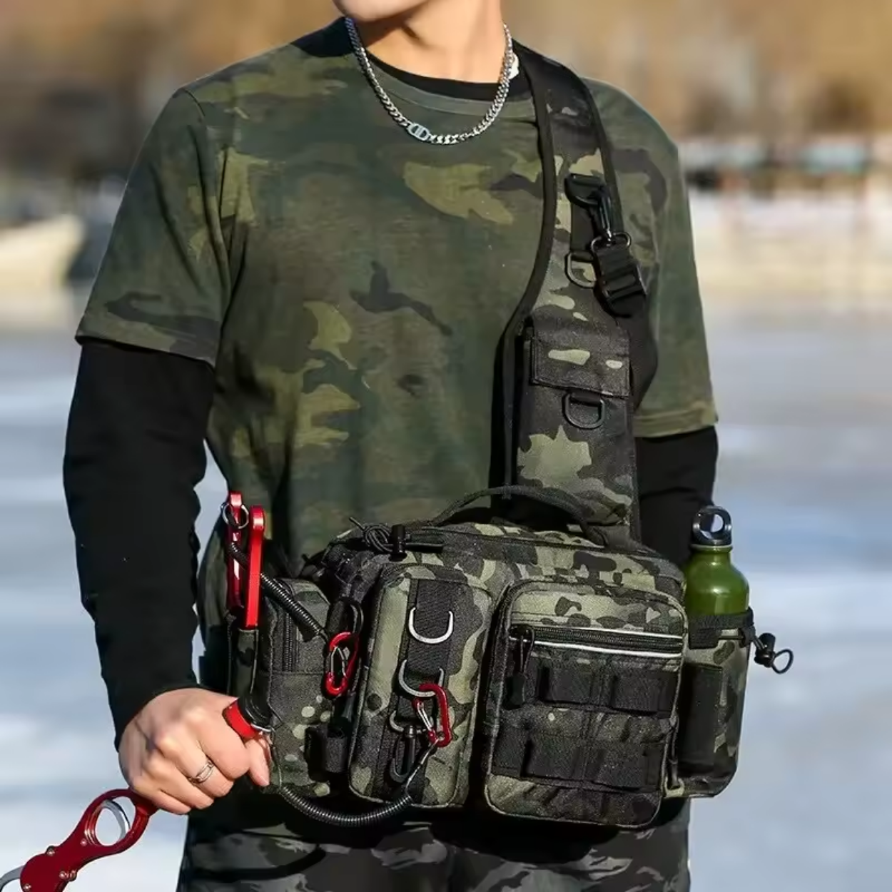 Durable 600D Multipurpose Fishing Bag