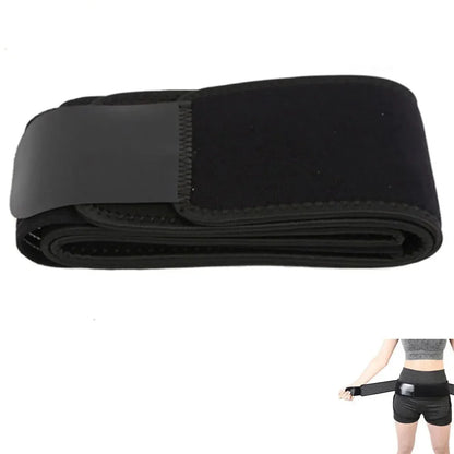 Comfortable lower back support belt