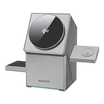 3-in-1 Magnetic Qi Wireless Charger for Phone