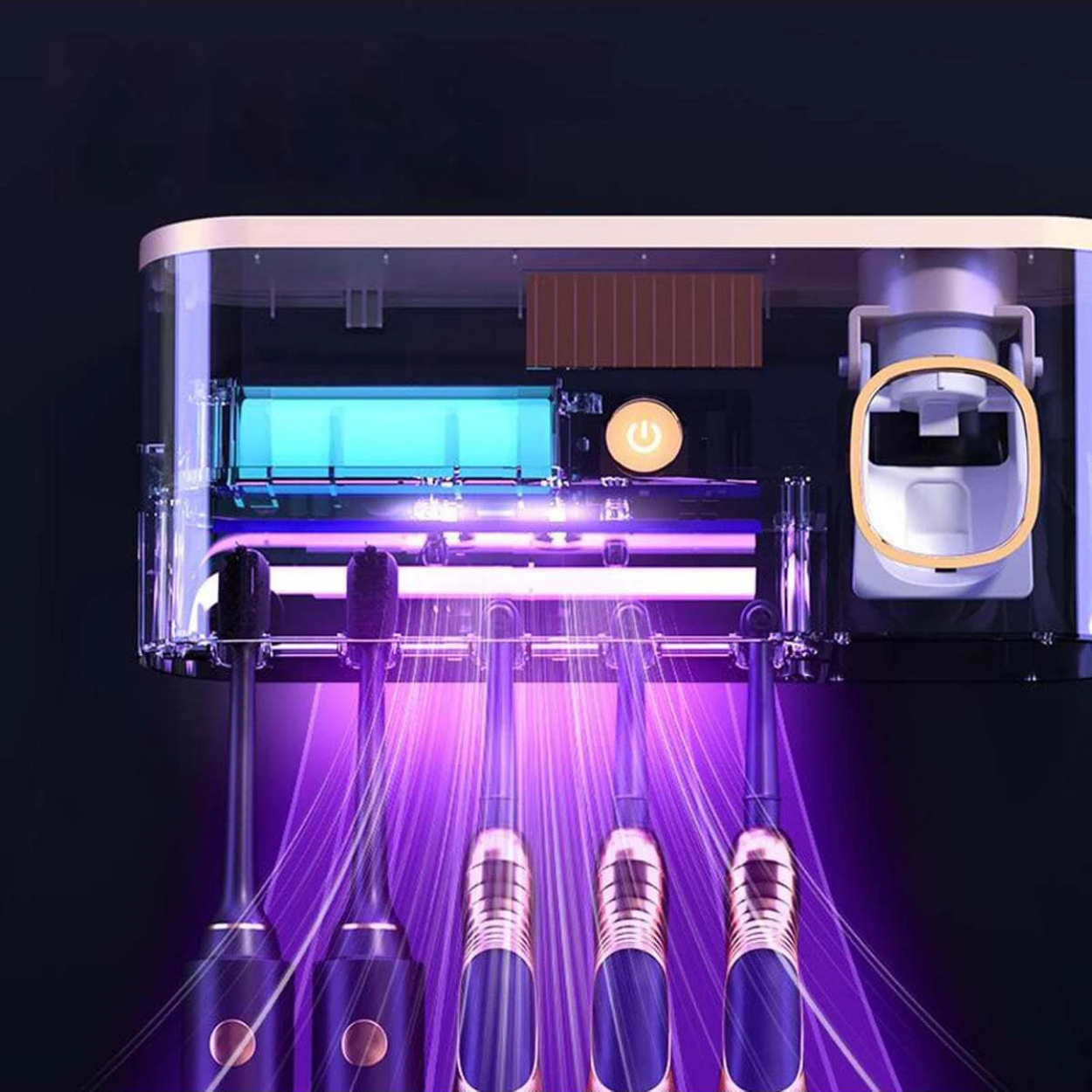 Wall-Mounted UV Sterilizer for Toothbrushes