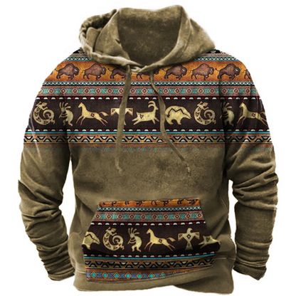 Colorful and Comfortable Printed Streetwear Hoodie