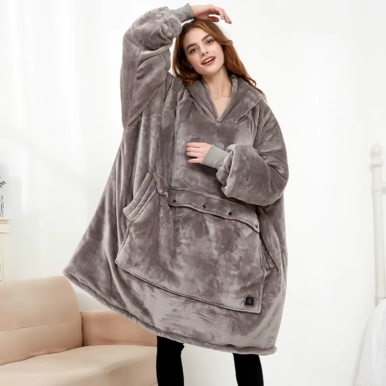 Electric Heated Hoodie with USB Heating