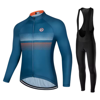 Warm and Lightweight Winter Cycling Suit