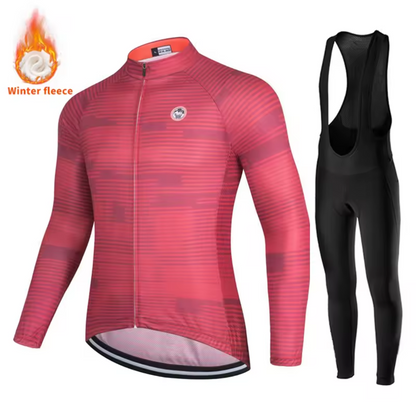 Warm and Lightweight Winter Cycling Suit