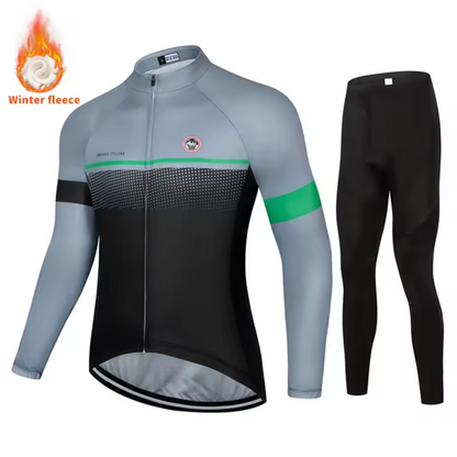 Warm and Lightweight Winter Cycling Suit