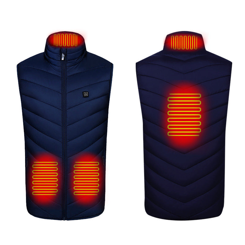 Men's Electric Heated Vest - Cozy and Adjustable for Winter