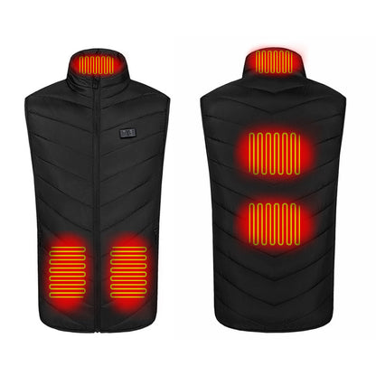 Men's Electric Heated Vest - Cozy and Adjustable for Winter