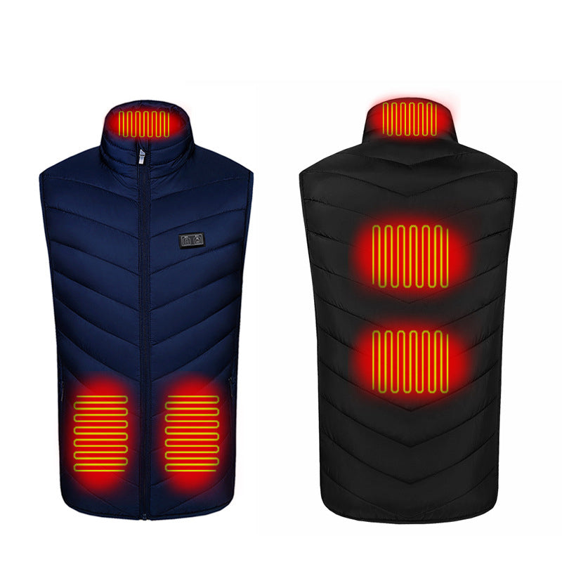 Men's Electric Heated Vest - Cozy and Adjustable for Winter