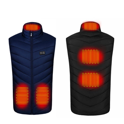 Men's Electric Heated Vest - Cozy and Adjustable for Winter