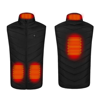 Men's Electric Heated Vest - Cozy and Adjustable for Winter