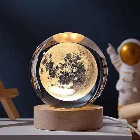 Elegant Crystal Night Lamp