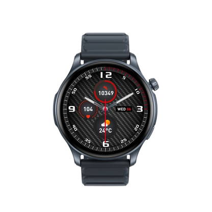 Connected sports watch with touch screen