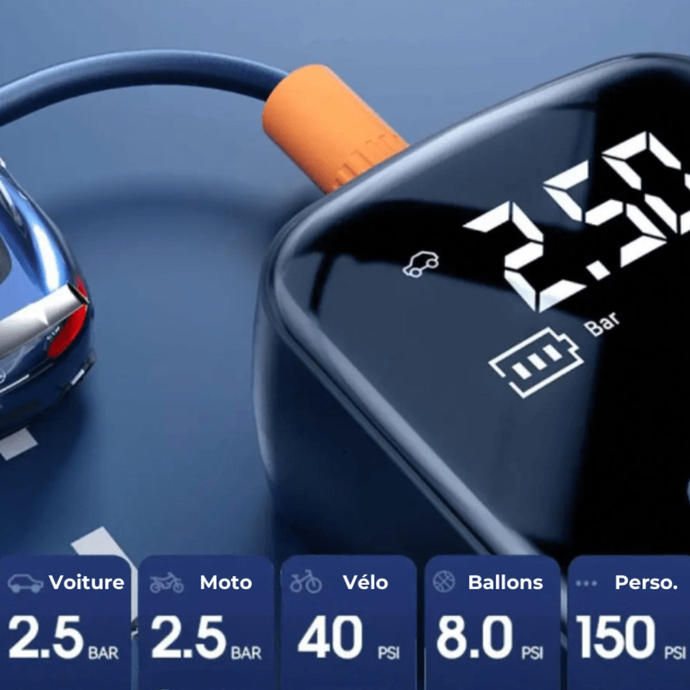 Portable Rechargeable Wireless Air Compressor