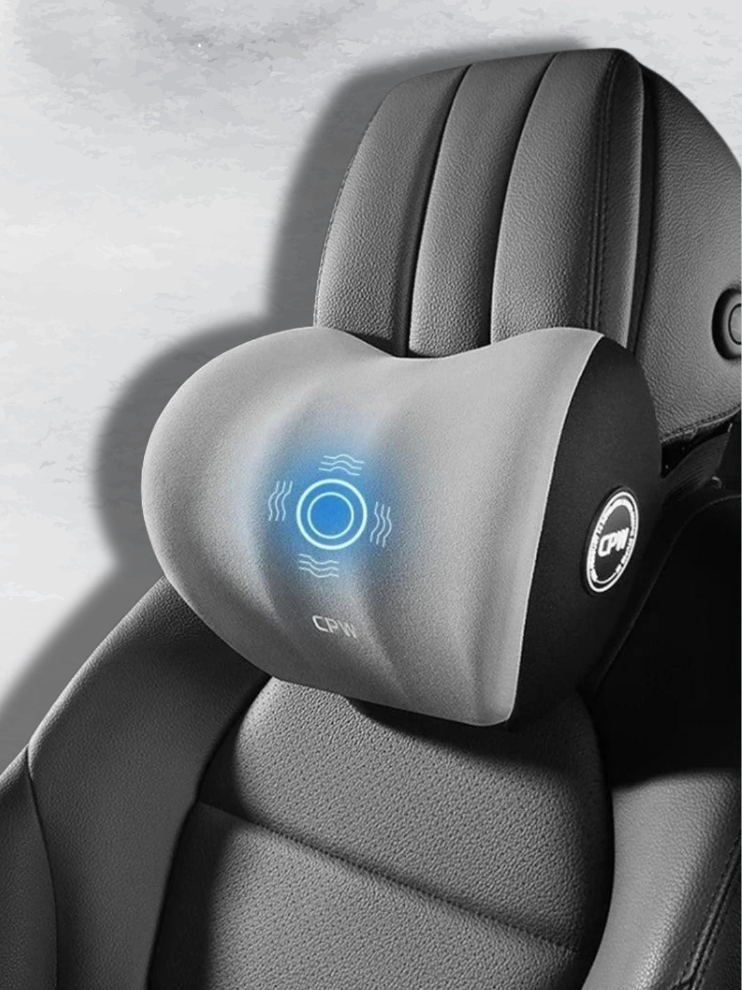 Car Massage Cushion with Vibrations and Adjustable Headrest