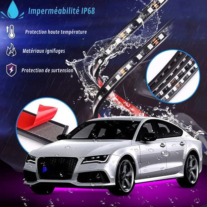 Futuristic Design Under-Car LED Lamp