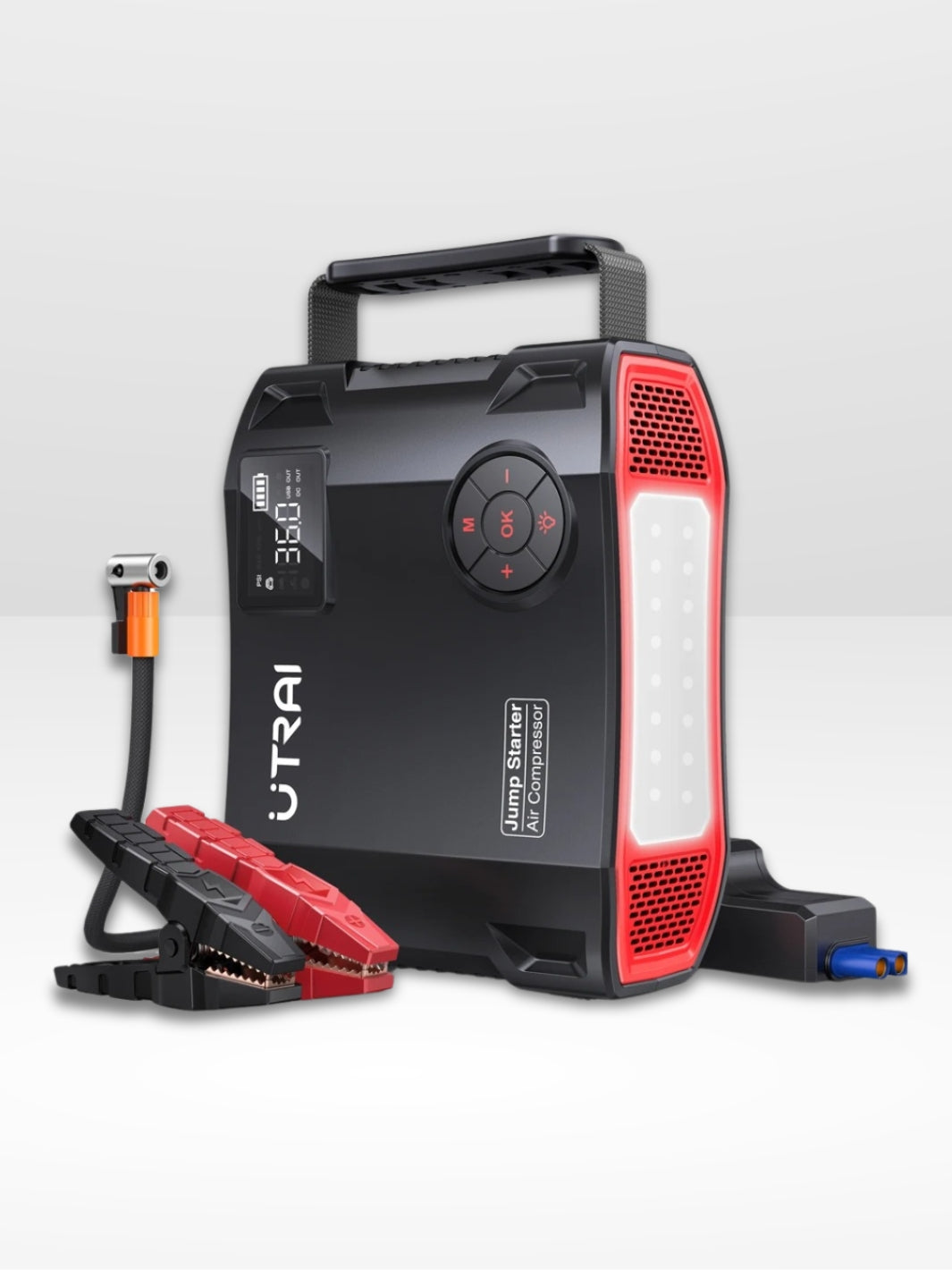 Gonfleur de Pneus 4 en 1 Compact et Pratique - Marcherelle