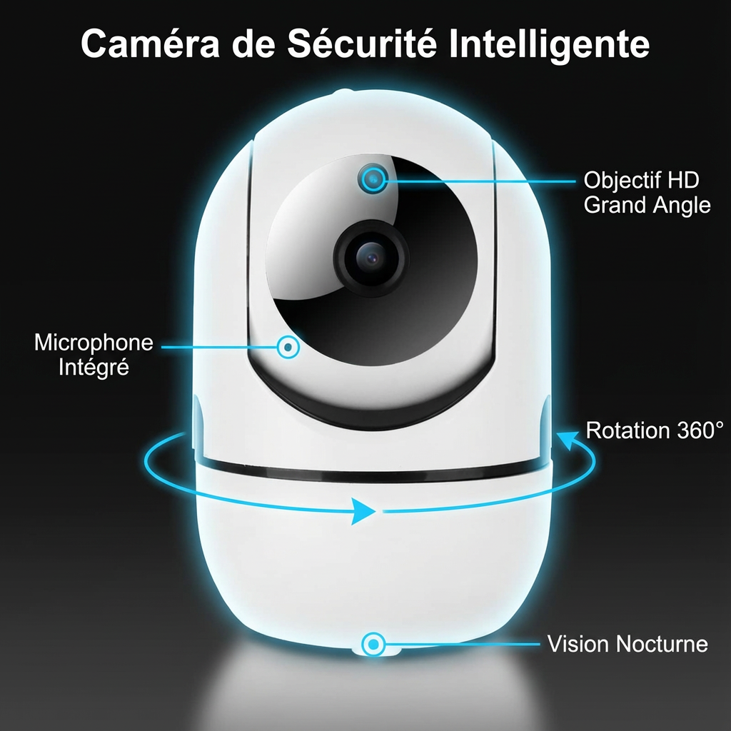 Marcherelle™ – Full HD WIFI Security Camera for Continuous Monitoring