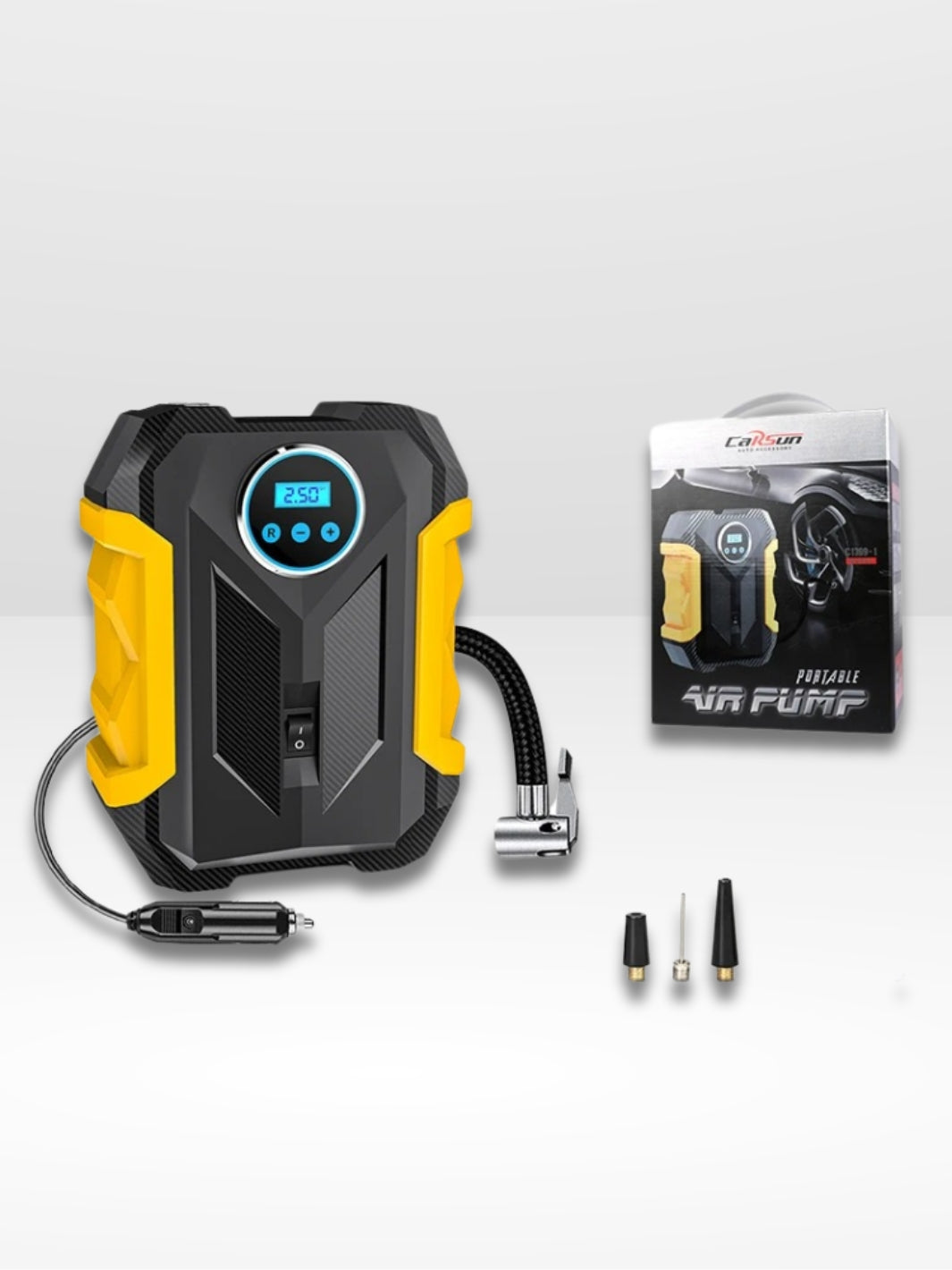 Portable and Quiet Tire Compressor