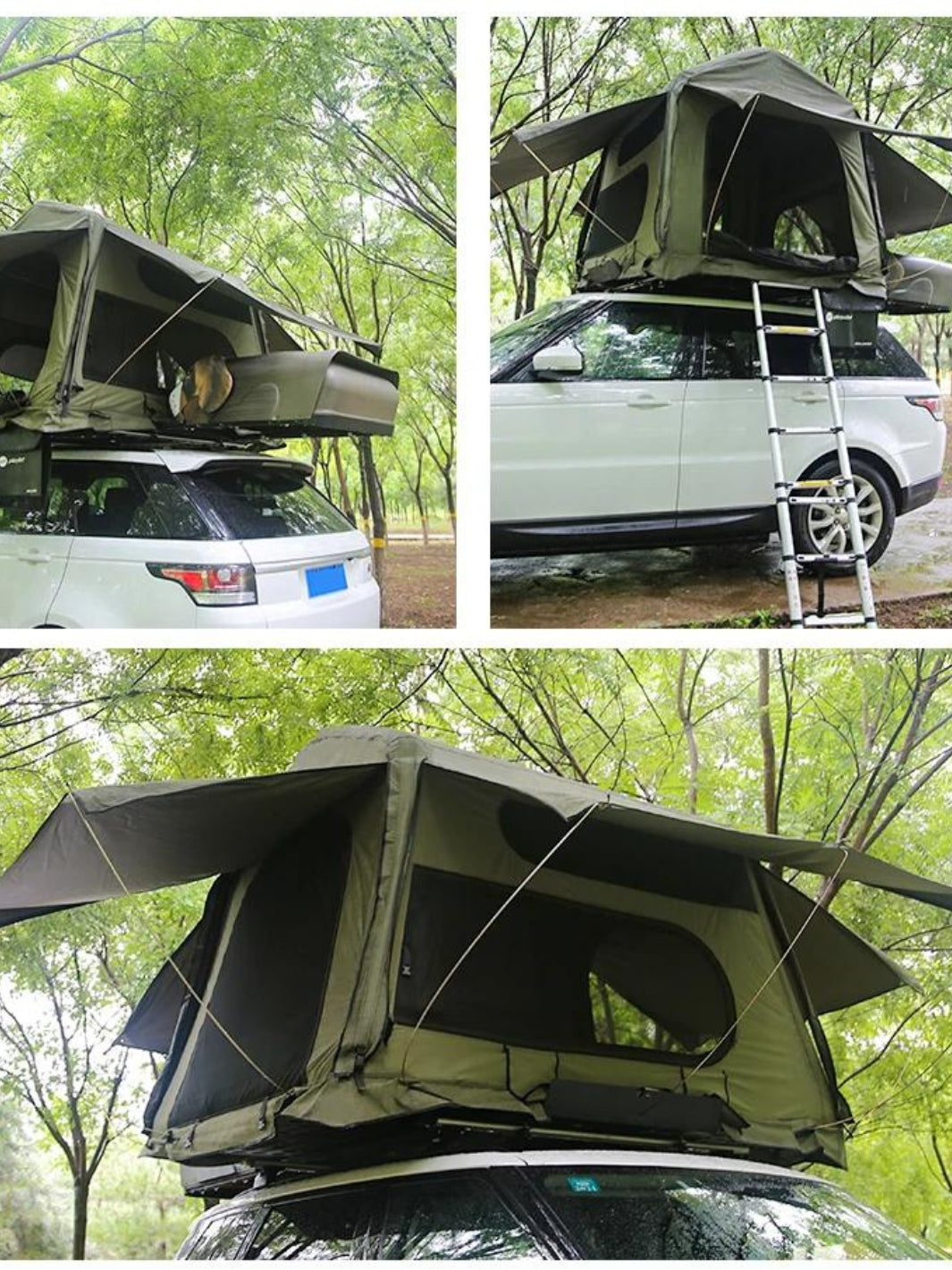 Self-Supporting Car Roof Tent