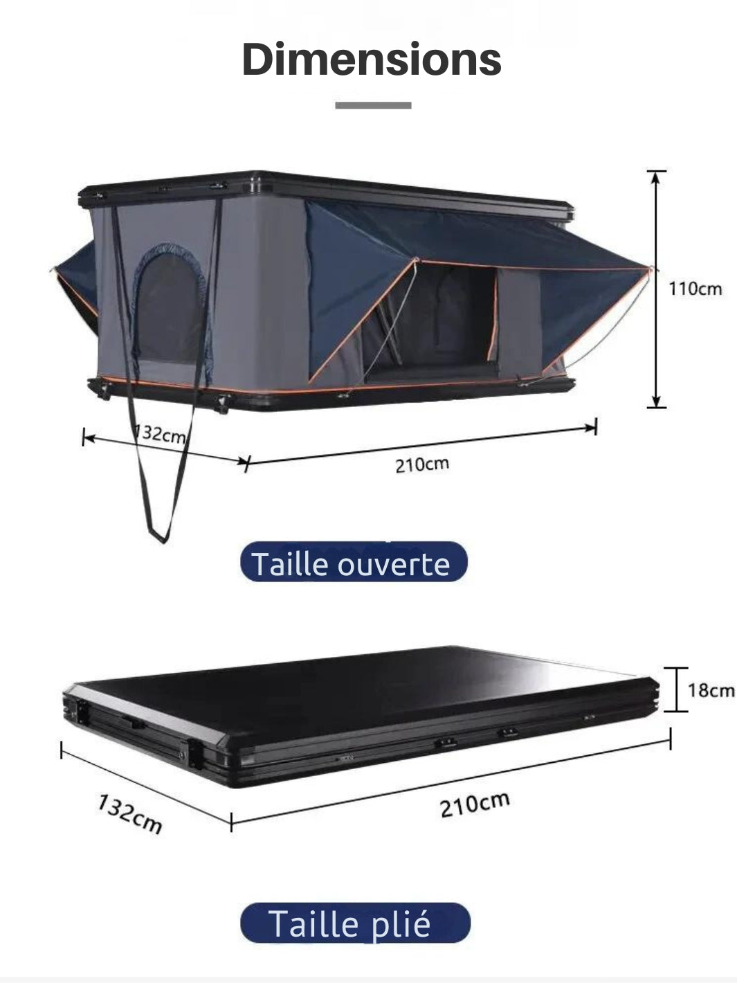 4x4 Roof Tent for Off-Road Vehicle