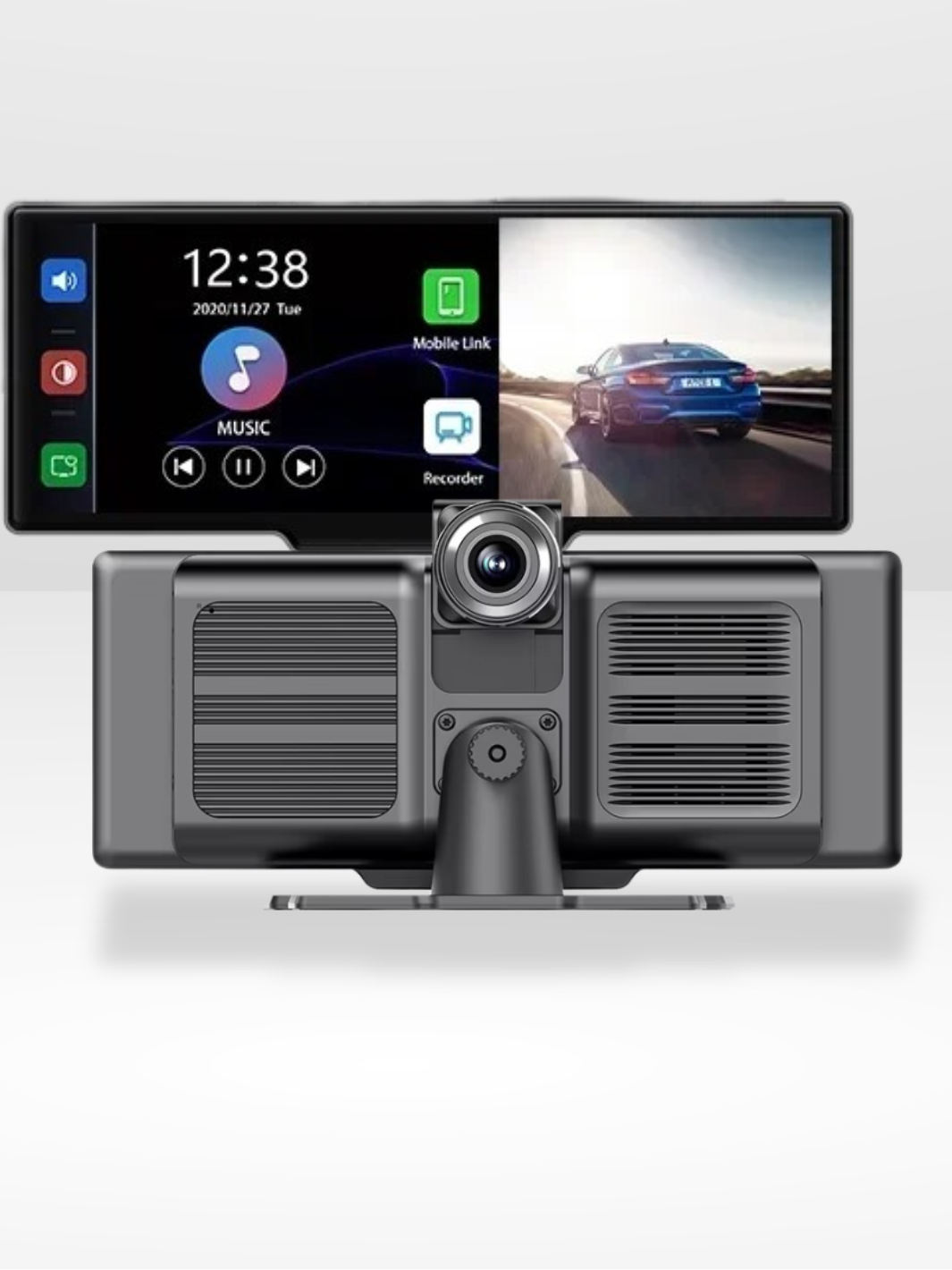 CarPlay Navigation Screen with Built-in Rear Camera
