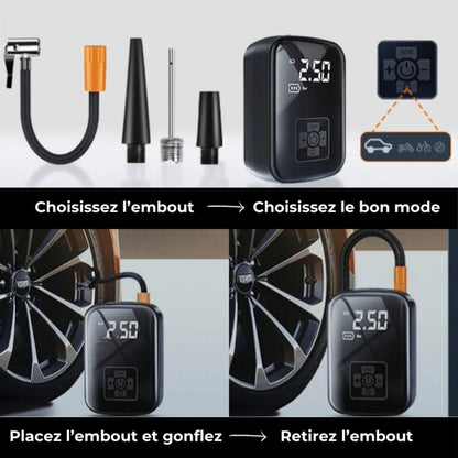 Portable Rechargeable Wireless Air Compressor