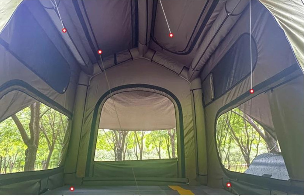 Self-Supporting Car Roof Tent