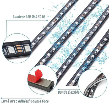 Futuristic Design Under-Car LED Lamp