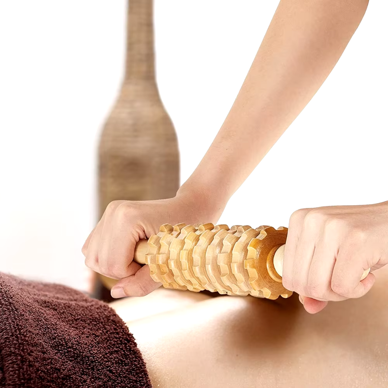 Complete 6-Piece Wood Maderotherapy Kit for Relaxation