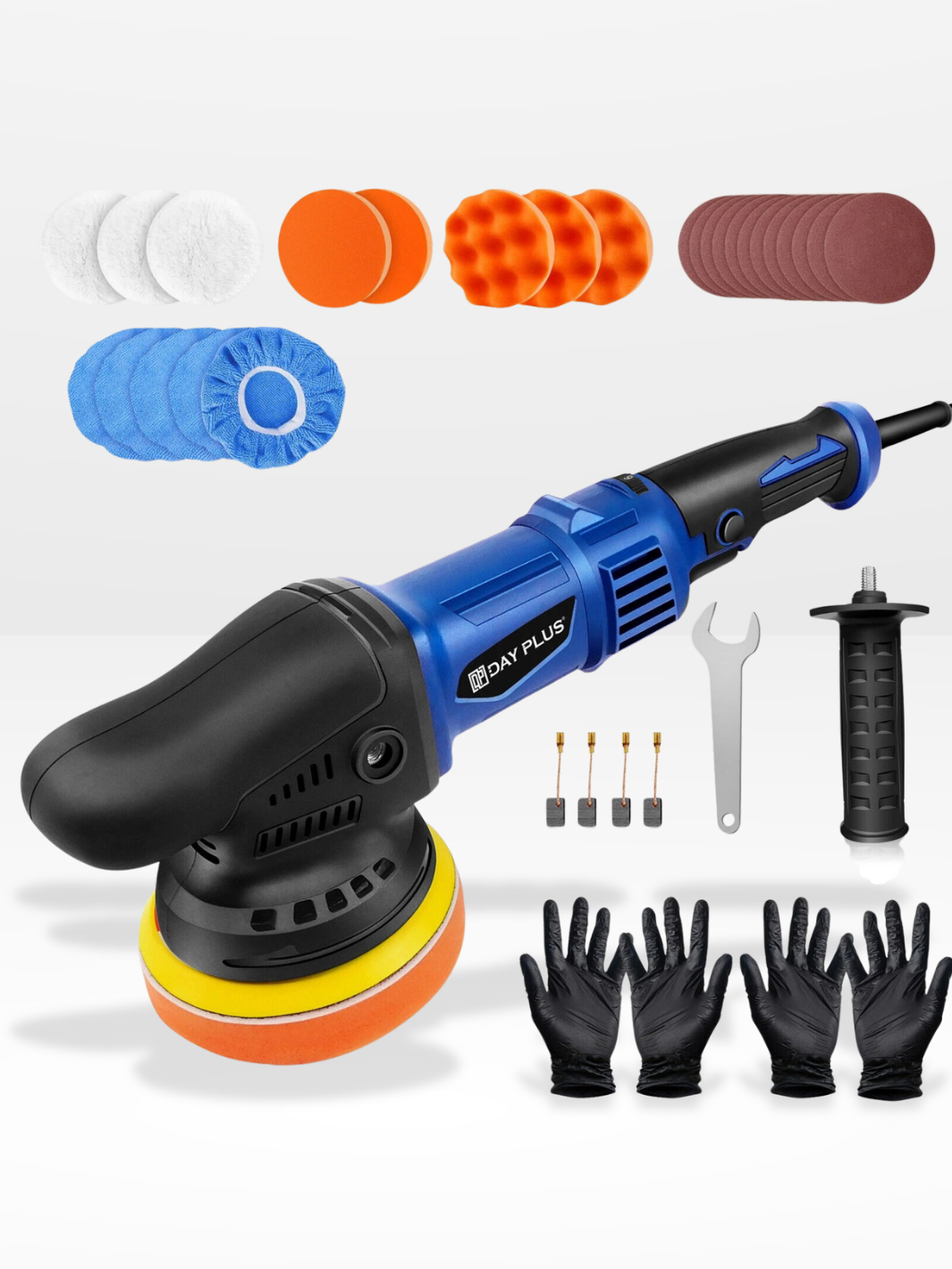 120mm Orbital Polisher with 6 Speeds - Powerful and Precise