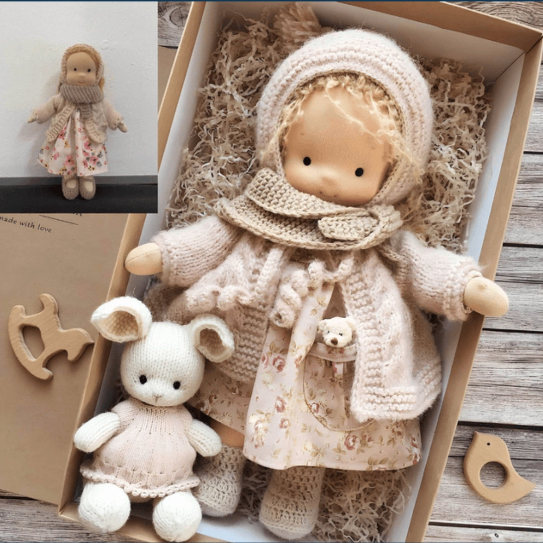 Handmade Cotton Doll for Children, Creative Educational Toy