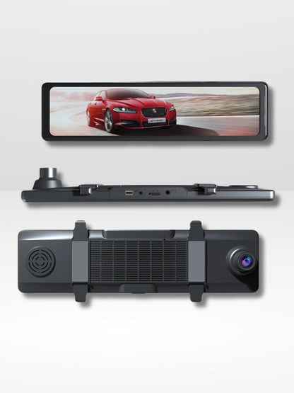 4K Rearview Mirror Camera with GPS and Recording