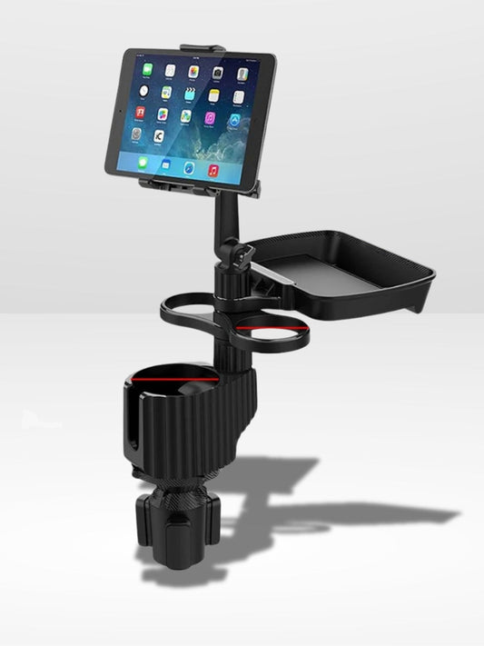 Support Téléphone Voiture avec Porte Gobelet Pratique - Marcherelle